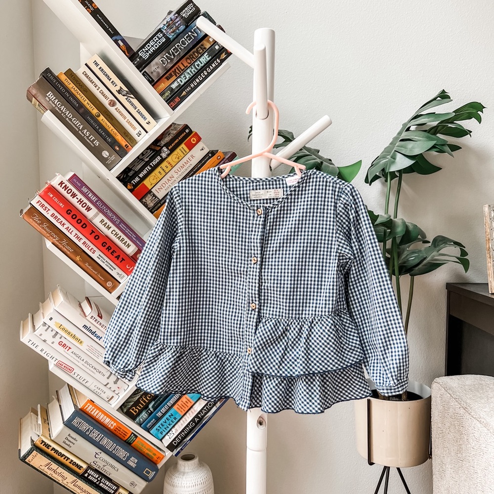 Zara button down blouse